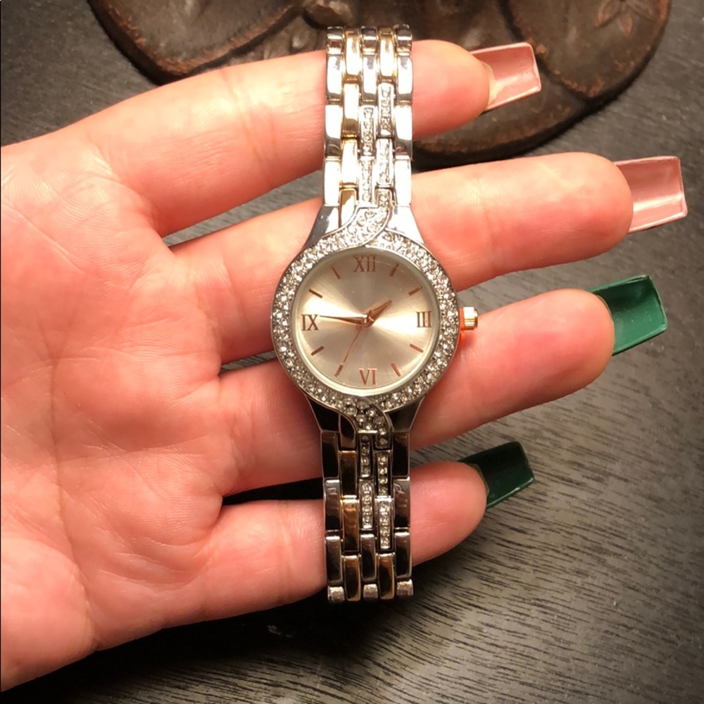 Charter Club Silver & Gold Watch
